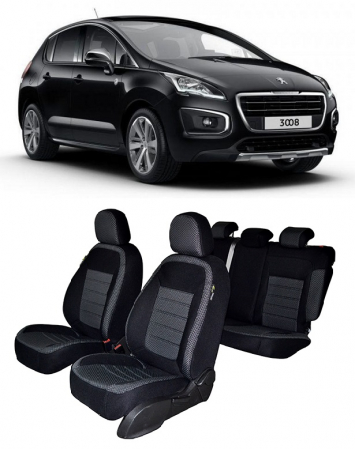 Peugeot - Set Huse scaune dedicate Peugeot 3008 (2009-2016)