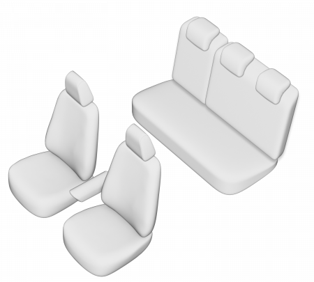 Set Huse scaune dedicate  Renault Captur (2013-2018) [1]
