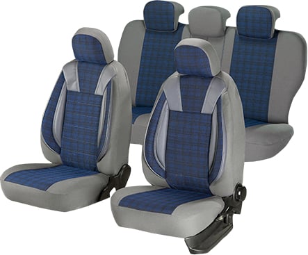 Huse scaune auto dedicate Seat Leon 2013 - 2019 Premium cu insertii piele [1]