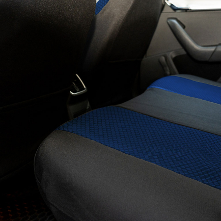 Huse scaune auto dedicate Seat Leon 2013 - 2019 Premium cu insertii piele [6]