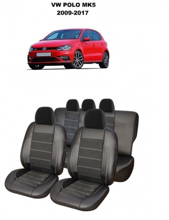 Volkswagen - Huse scaune auto piele Alcantara Volkswagen Polo (2009-2017)