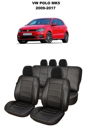 Volkswagen - Huse scaune auto piele perforata Volkswagen Polo (2009-2017)