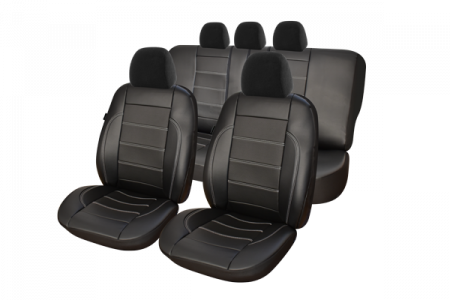 Huse scaune auto piele perforata Volkswagen Polo (2009-2017) [2]