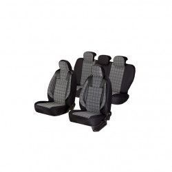 BMW - Huse scaune auto Umbrella BMW SERIA 3 Luxury Piele ecologica Negru+ Gri Textil