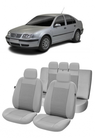 Volkswagen - Huse scaune auto VW BORA (1998 - 2005) Compatibile cu sistem AIRBAG