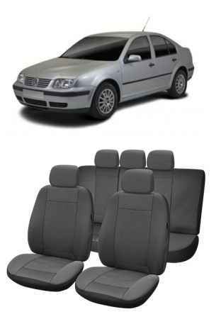 Volkswagen - Huse scaune auto VW BORA (1998 - 2005) Compatibile cu sistem AIRBAG