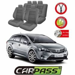 Toyota - Huse scaune dedicate Toyota Avensis 2009 - 2014 Premium