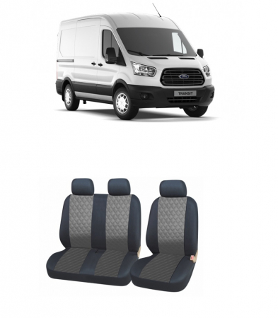 Peugeot - Huse scaune din piele Ford Transit  3 locuri (2+1) 2013 - 2021