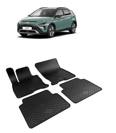 Hyundai - Set covorase auto cauciuc HYUNDAI  BAYON (2021-2022)