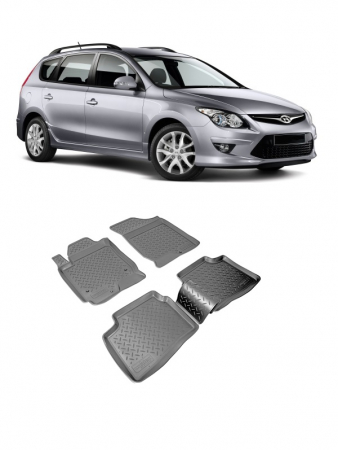 Hyundai - Set covorase cauciuc tip tavita HYUNDAI I30 (2007-2012)