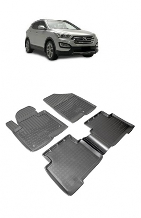Hyundai - Set covorase cauciuc tip tavita Hyundai  Santa Fe III / Grand Santa Fe 2012-2018