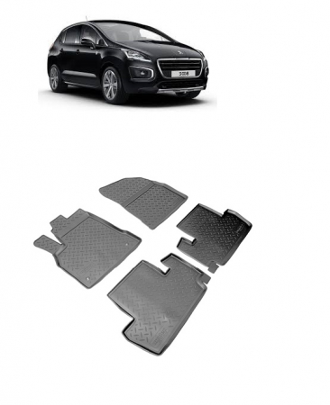 Peugeot - Set covorase cauciuc tip tavita  PEUGEOT 3008  (2010-2019)