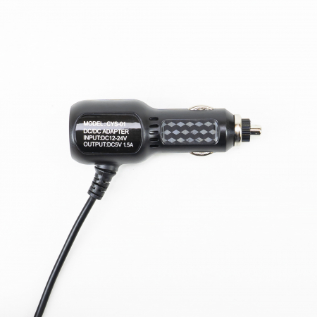 Incarcator auto PNI cu mufa micro USB 12V/24V - 5V 1.5A pentru DVR auto, lungime cablu 3.5m [2]