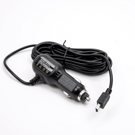 Incarcator auto PNI cu mufa mini USB 12V/24V - 5V 1.5A, pentru DVR auto, lungime cablu 3.5m [5]