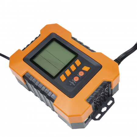 Incarcator si redresor PNI C120 pentru acumulatori auto, intrare 230V, iesire 12V 2A, 4A, 8A, 12A, 2 porturi USB [3]