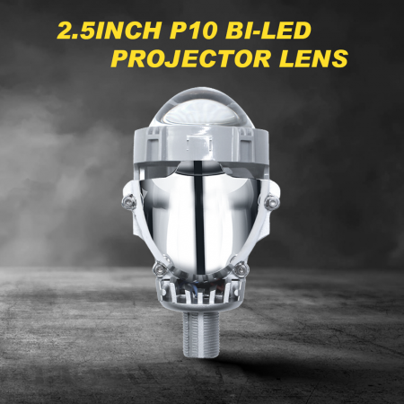 Set de Lupe Bi-LED 2.5″ Faza scurta/Faza lunga, H4, H7, HB3, HB4, 9005, seria P10, 80W, 5500K, 7000lm, 12V [1]