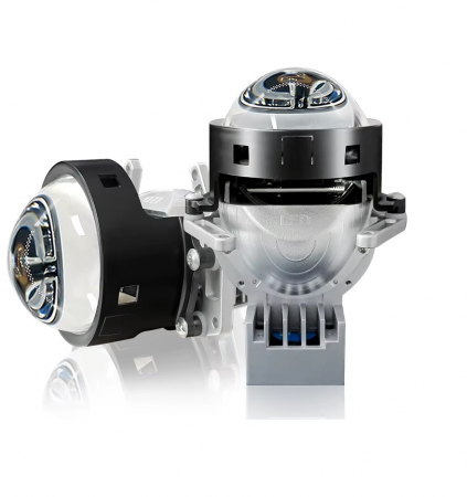 Kit 2Lupe Bi-Led 3″ Faza scurta/Faza lunga, P80 PRO Seria, 120W, 6500K, 7500lm, 12V +300 % Luminozitate [3]