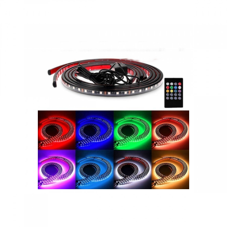 Electronice si electrice auto - Kit banda LED SMD sub masina cu telecomanda