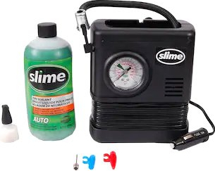 Kit compresor pana cu solutie reparatie anvelope SLIME [1]