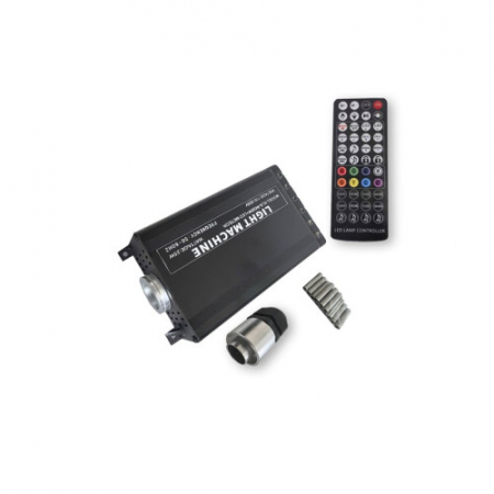 Kit fibra optica - Kit fibra optica LED RGB+W plafon instelat cu efect meteorit - Stea Cazatoare 700 fire ,3m 12V