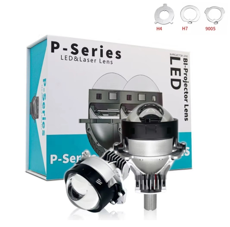 Xenon - Kit  Lupe Bi-Led 3″ Fază scurtă/Fază lungă, P20 Seria, 90W, 6500K, 6500lm, IP68, 9-16V DC