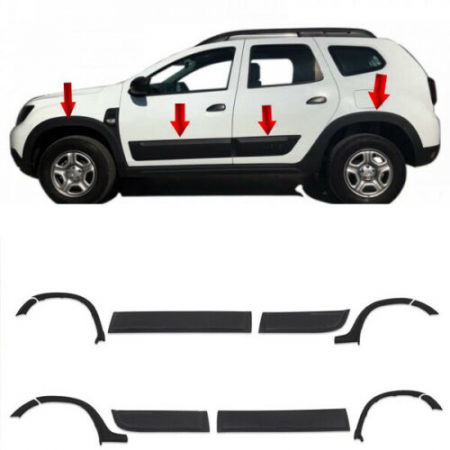 Kit protectii de aripi si usi  compatibil Duster II (2018-2020) [2]