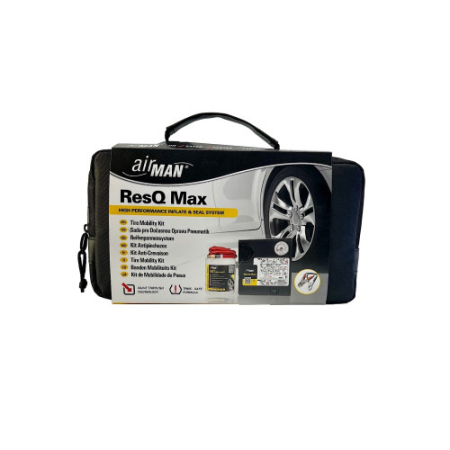 Kit reparatie pana auto airMAN ResQ Max cu compresor 12V si sigilant Active Seal [1]