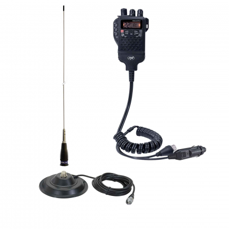 Statie  Radio - Kit Statie radio CB PNI Escort HP 62 si Antena PNI PNI ML145 cu magnet inclus