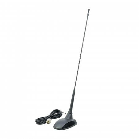 Kit statie radio CB PNI Escort HP 7120 ASQ, RF Gain, 4W, 12V si antena CB PNI Extra 48 cu magnet inclus, 45cm, SWR 1.0 AM/FM comutati doar in banda EU [12]