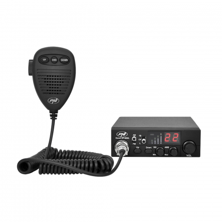 Statie  Radio - Kit Statie radio CB PNI Escort HP 8000L ASQ + Antena CB PNI S75 cu cablu si montura fixa
