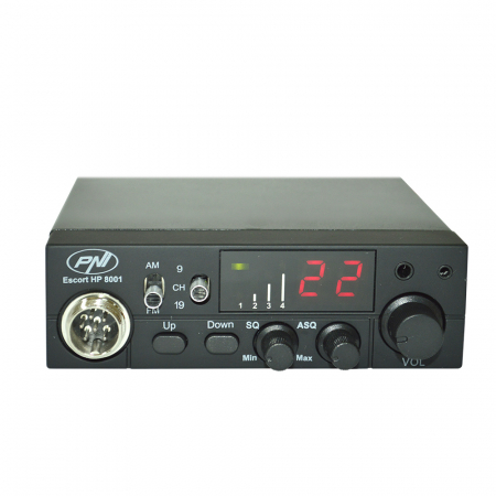 Statie  Radio - Kit Statie radio CB PNI ESCORT HP 8001L ASQ + Casti HS81L + Antena CB PNI Extra 45 cu magnet