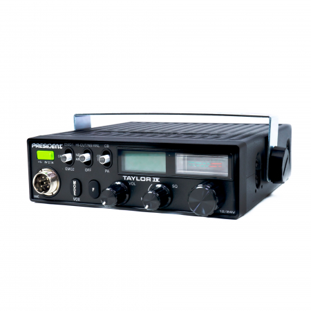 Kit Statie radio CB President TAYLOR IV ASC + Antena CB PNI ML70, lungime 70cm, 26-30MHz, 200W [6]