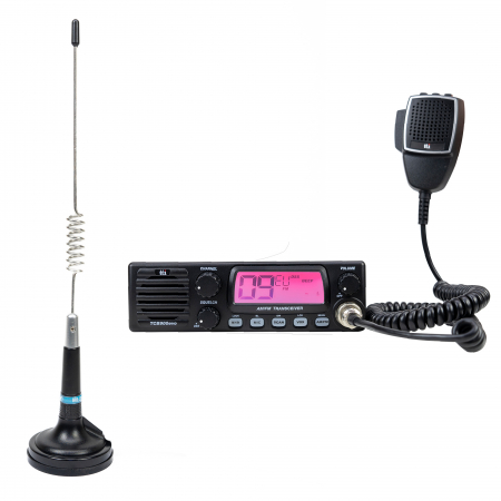 Statie  Radio - Kit Statie radio CB TTi TCB-900 EVO + Antena CB PNI ML29 cu magnet
