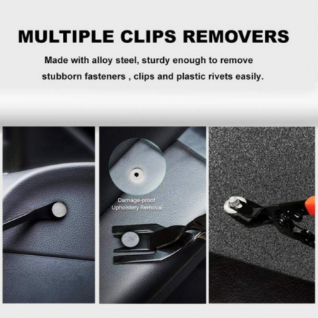 Kit Universal de Instrumente Antizgarieturi Pentru Demontat Accesorii Auto, Tapiterie, Radio si Navigatie, 19 Piese [7]