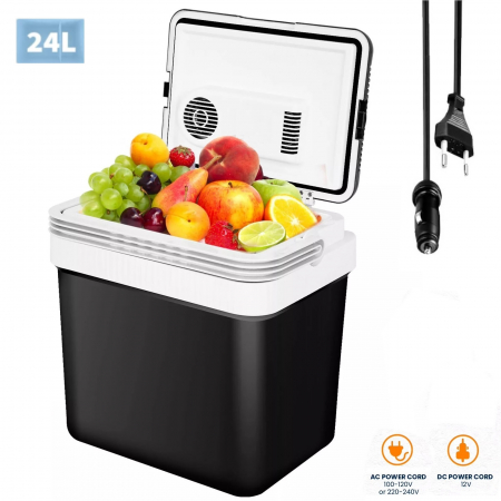 Cutii frigorifice - Ladă frigorifică electrică multifuncțională cu funcție de încălzire 24L - 12V/220V
