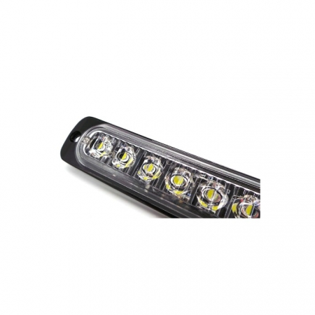 Lampa 12 LED profesionala stroboscopica lumina portocalie 12LED 12V-24V [3]