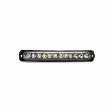 Proiectoare, lampi si leduri - Lampa 12 LED profesionala stroboscopica lumina portocalie 12LED 12V-24V