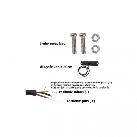 Lampa 12 LED profesionala stroboscopica lumina portocalie 12LED 12V-24V [7]