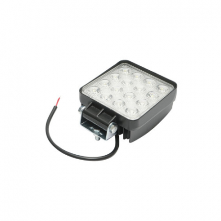 Lampa cu 16 LED-uri 10-30V 48W unghi radiere 30 de grade tip spot 108x108x57mm [1]