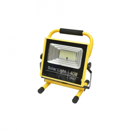 Lanterne / Lampa lucru - Lampa de lucru LED portabila 40W, 8000K cu acumulator LifePO4 2x6000mAh telecomanda si cadru stativ IP67 Breckner Germany