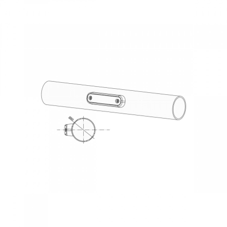 Lampa gabarit 110x30.5, LED, rosie, 12-36V, Fristom [4]