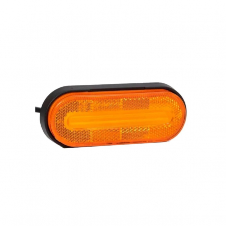 Lampi Camion/ Remorca - Lampa gabarit 124x51 LED galbena 12-36V