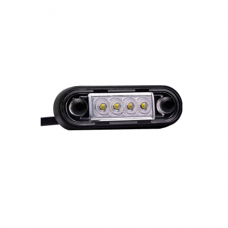Lampa gabarit 84x27, Slim, 4 LED-uri, 2 garnituri, montare bullbar, alba, FRISTOM [1]