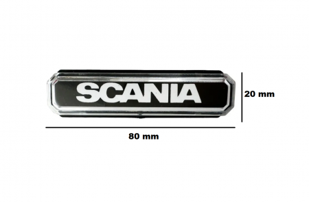 Lampa gabarit cu LOGO NEON ALB SCANIA 12-24 V [1]