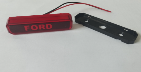Lampa gabarit cu LOGO NEON rosu  FORD 12-24V [2]