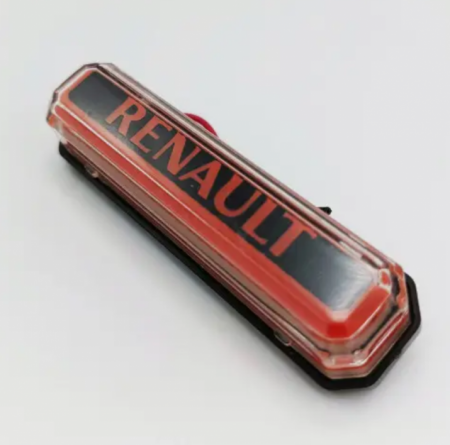 Accesorii Camioane - Lampa gabarit cu LOGO NEON rosu RENAULT 12-24 V