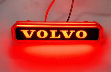 Lampa gabarit cu LOGO NEON Rosu VOLVO 12-24 V [3]