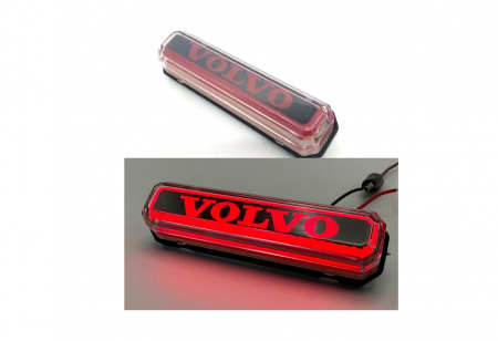 Lampa gabarit cu LOGO NEON Rosu VOLVO 12-24 V [1]
