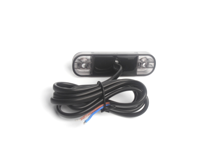 Lampa gabarit laterala LED alb fumuriu rezistent la apă IP67, 12V/24V Cablu 30 cm - E9 10R-06, ECE R10, ECE R148 [3]