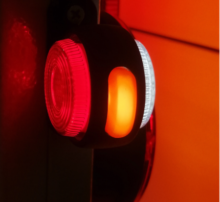 Lampa gabarit laterala LED NEON alb / rosu 12-24V [4]